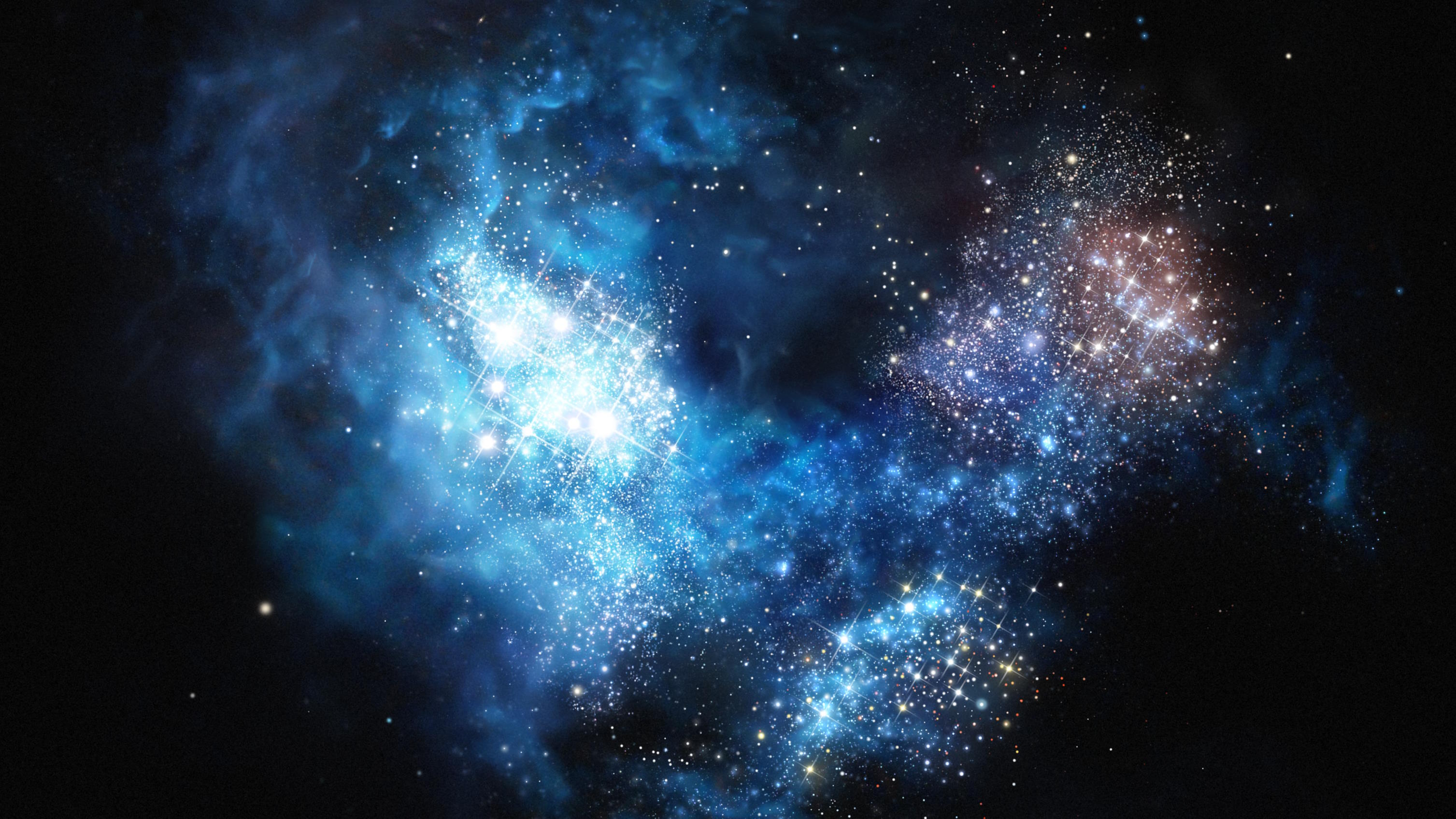 An image of a galaxy in space.